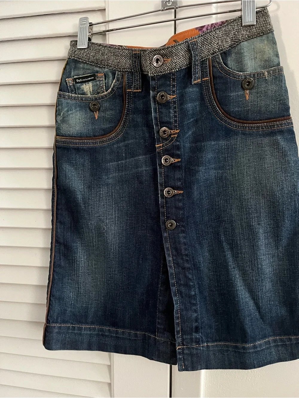 Dolce & Gabbana Denim skirt size 4